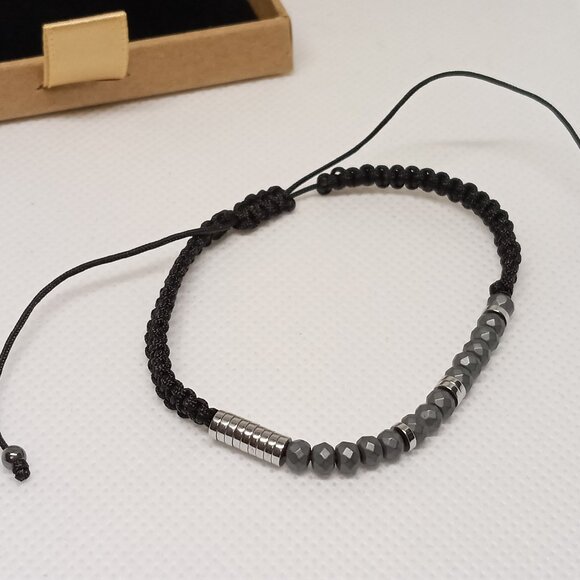 NWT Joycuff Morse Code Handmade "You Got This" Unisex Adjustable Bracelet #15 - Picture 8 of 16